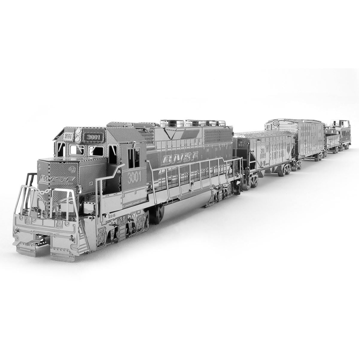Freight Train 3D Metal Model Kit