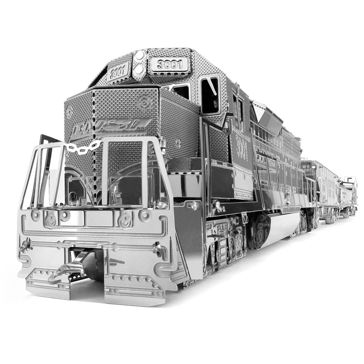 Freight Train 3D Metal Model Kit