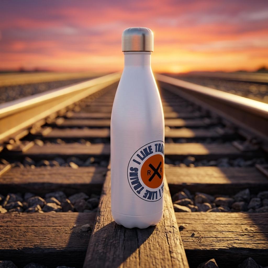 I Like Trains 17oz SS Bottle