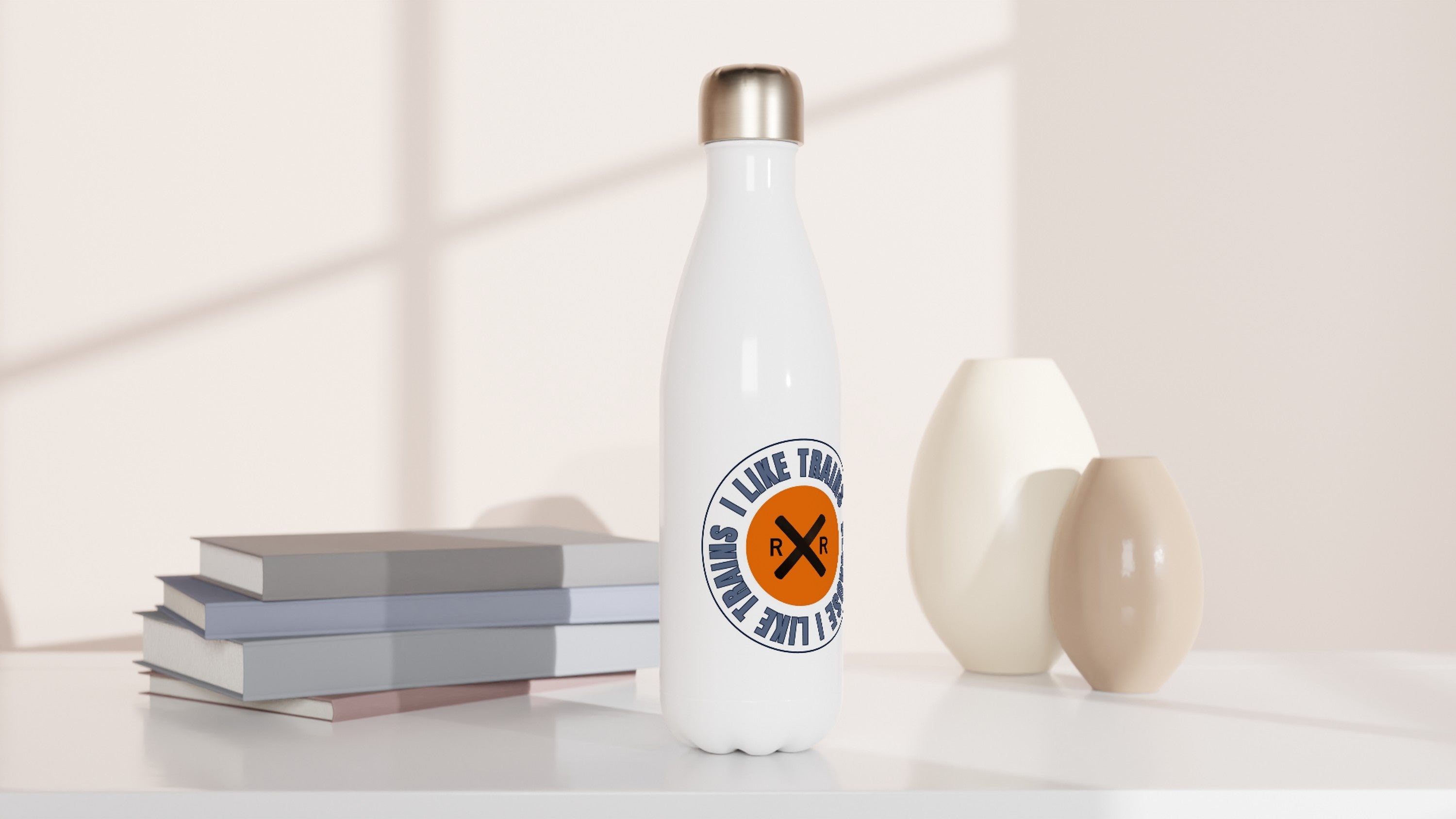 I Like Trains 17oz SS Bottle